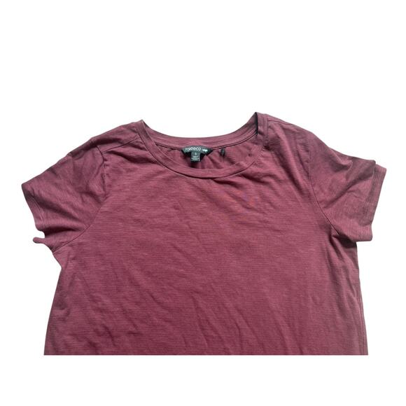 Toad & Co Small Maroon Dress w/ Pockets Stretch Lyocell Organic Cotton - Picture 3 of 5